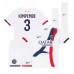 Maillot de foot Paris Saint-Germain Presnel Kimpembe #3 Extérieur vêtements enfant 2024-25 Manches Courtes (+ pantalon court)